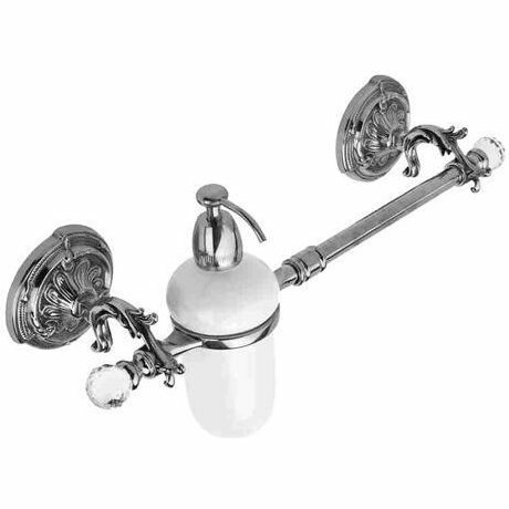 Полотенцедержатель с диспенсером Art&Max Barocco Crystal, AM-2057D-Cr-C