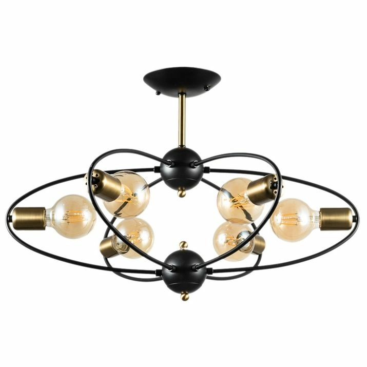 Потолочная люстра Arte Lamp Glasgo, A1963PL-6BK