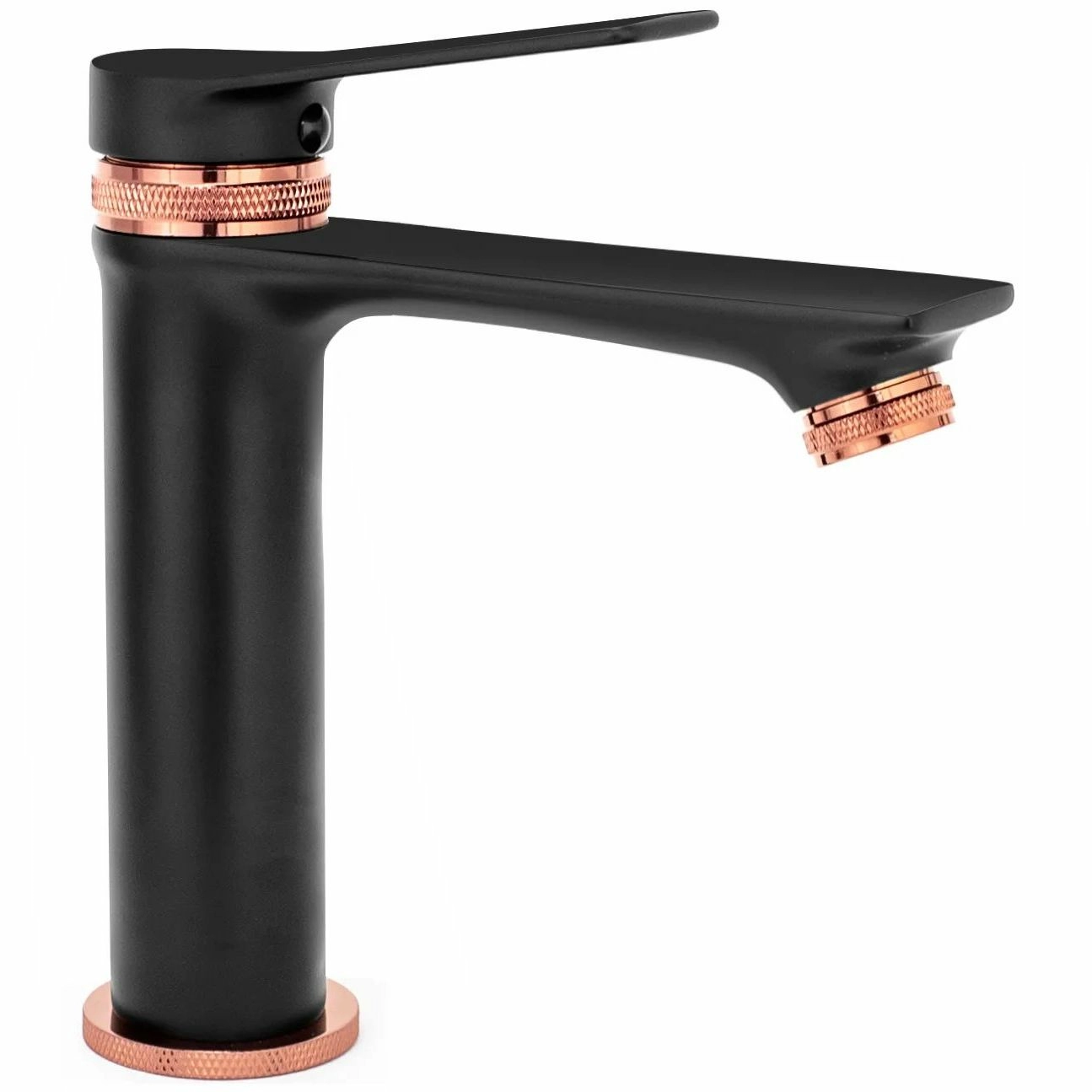 Смеситель для умывальника Rea Viral Black/Rose Gold, REA-B2025