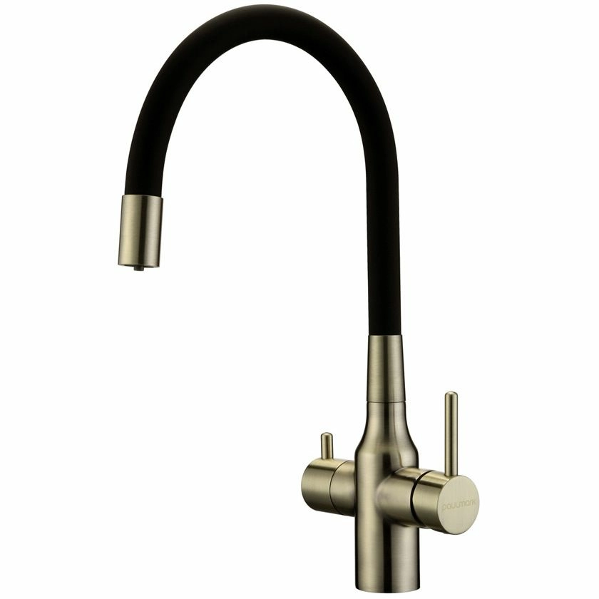 Смеситель для кухни Paulmark Salix бронза, Sa213419-BR