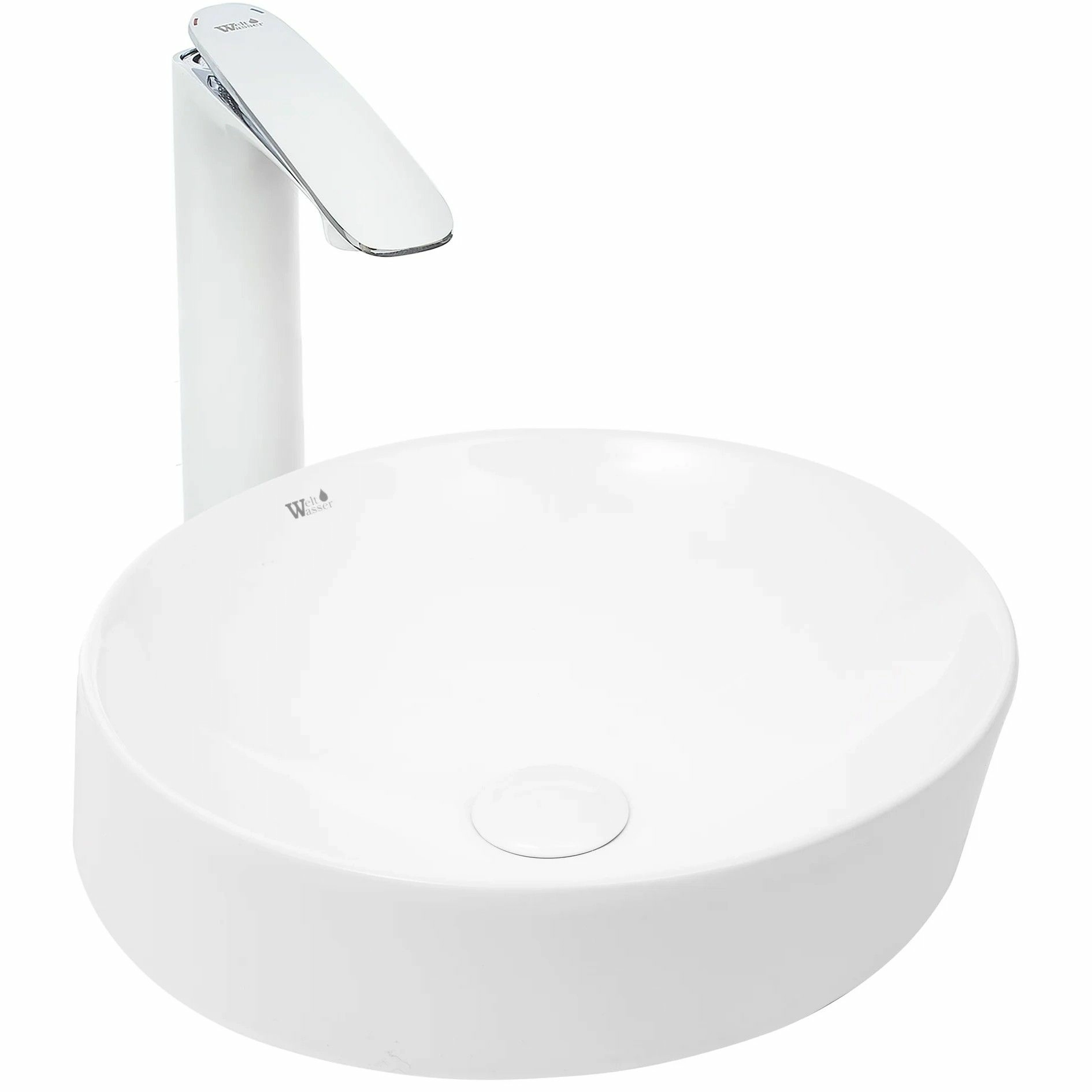 Раковина накладная WeltWasser 40x44, WW ELBACH 3264