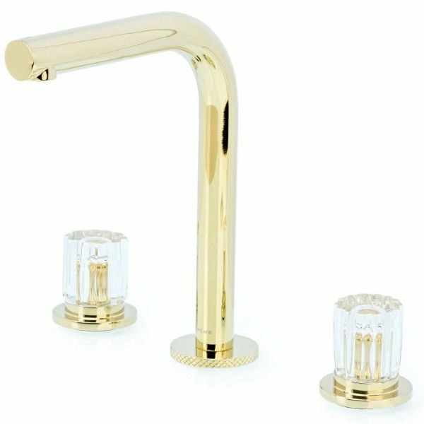 Смеситель на столешницу на 3 отверстия Boheme Elegante Gold, 152-G-EL