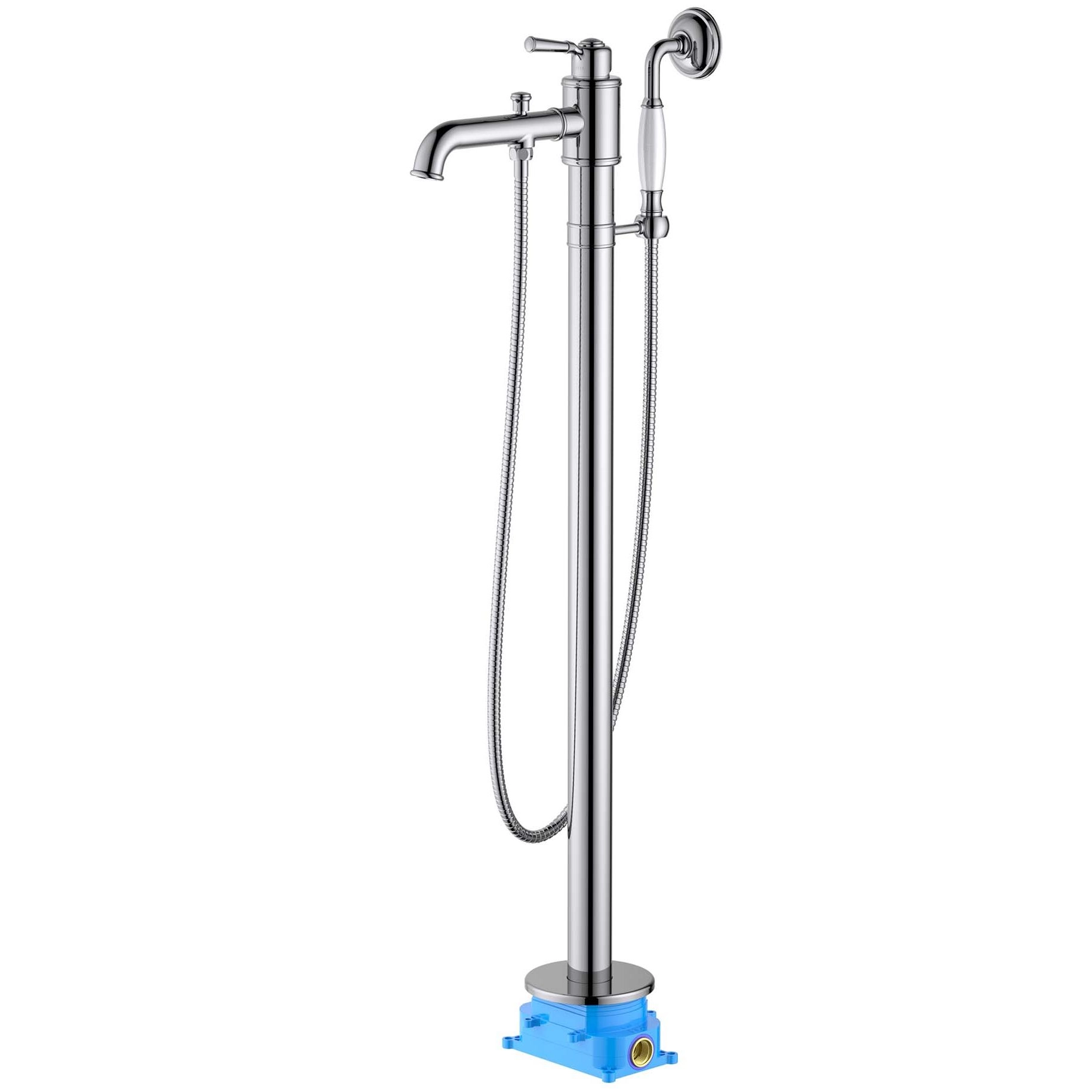 Смеситель для ванны напольный Aquatek Классик, AQ1545CR