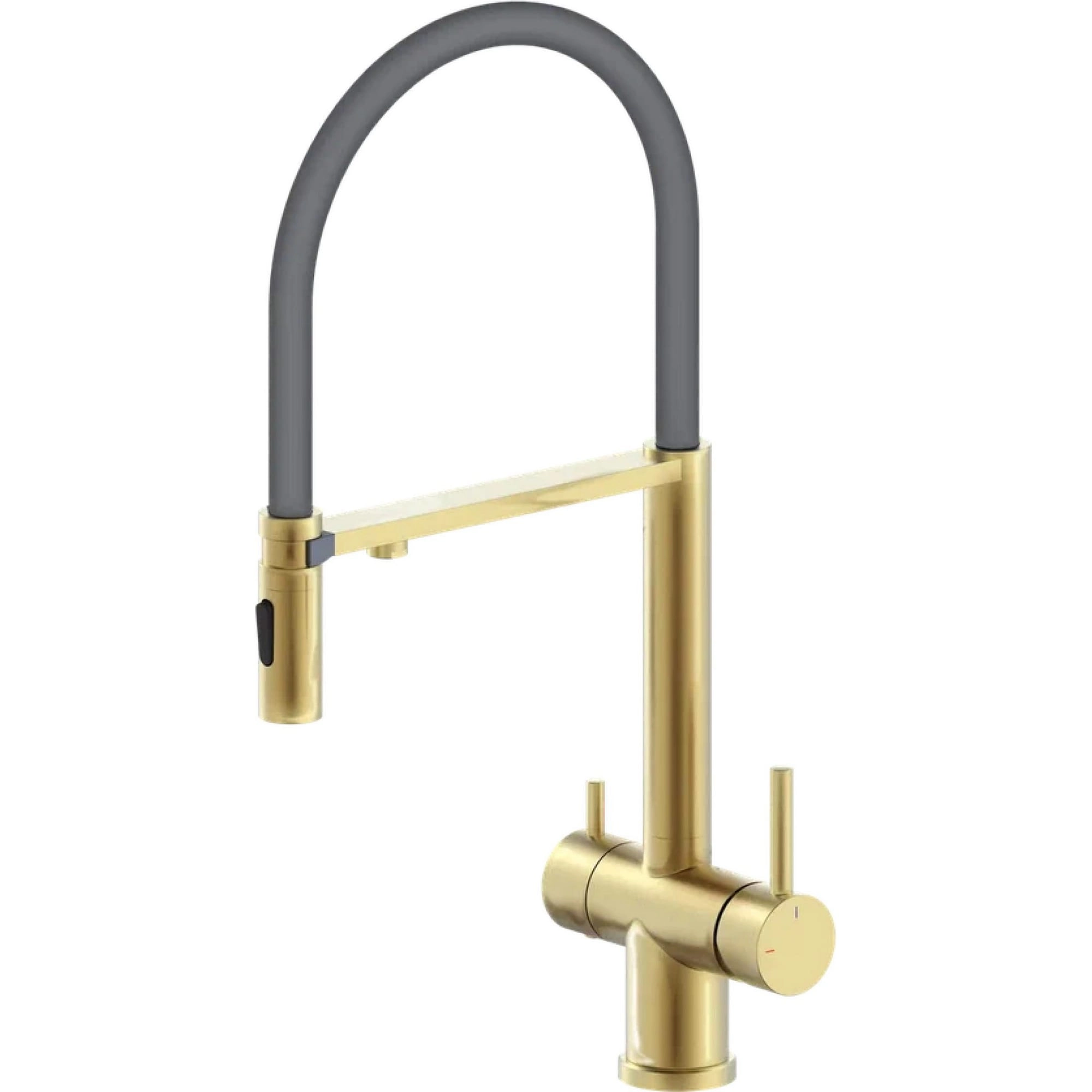 Смеситель для кухни с гибким изливом Altrobagno Флуссо (Flusso), ALTROBAGNOFlusso050205Gl