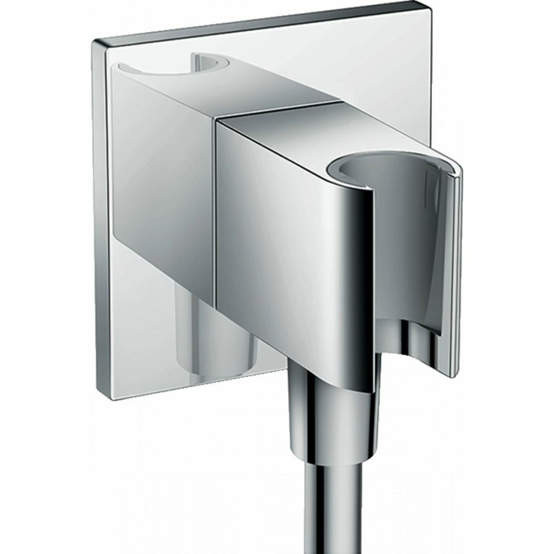 Выход на ручной душ Hansgrohe Fixfit Porter Square с держателем, 26486000