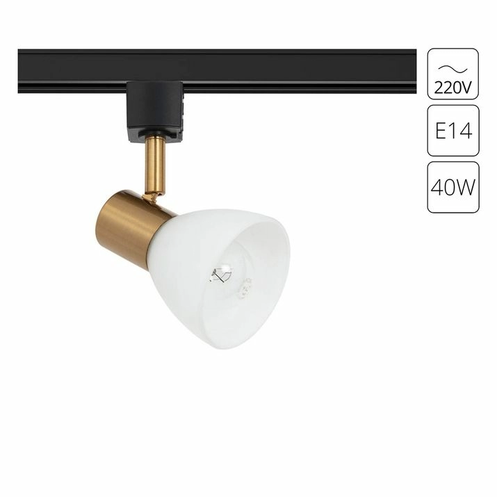 Трековый светильник Arte Lamp Falena, A3117PL-1BK