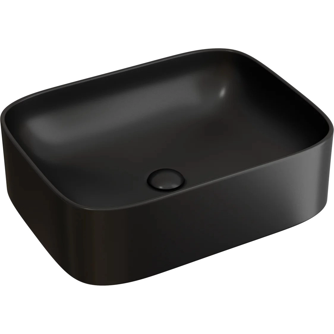 Умывальник чаша накладная прямоугольная CeramicaNova Element 50.5x38.5, CN6052MB