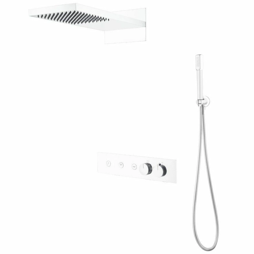 Встроенная душевая система Boheme Fusion Matt White, 131-MW