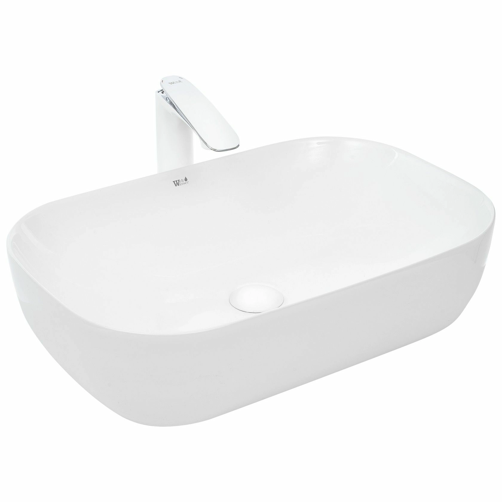 Раковина накладная WeltWasser 60x40, WW ELBACH 21434
