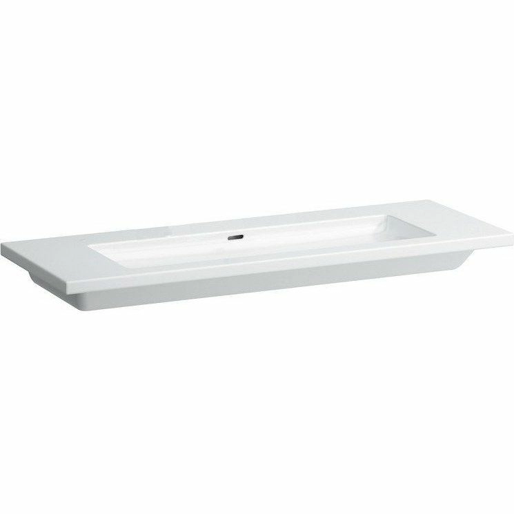 Раковина-столешница Laufen Living Square 130x48, без отверстия, 8.1643.6.000.109.1