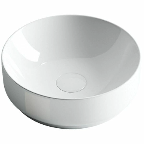 Умывальник чаша накладная круглая CeramicaNova Element 35.5x35.5, CN6005
