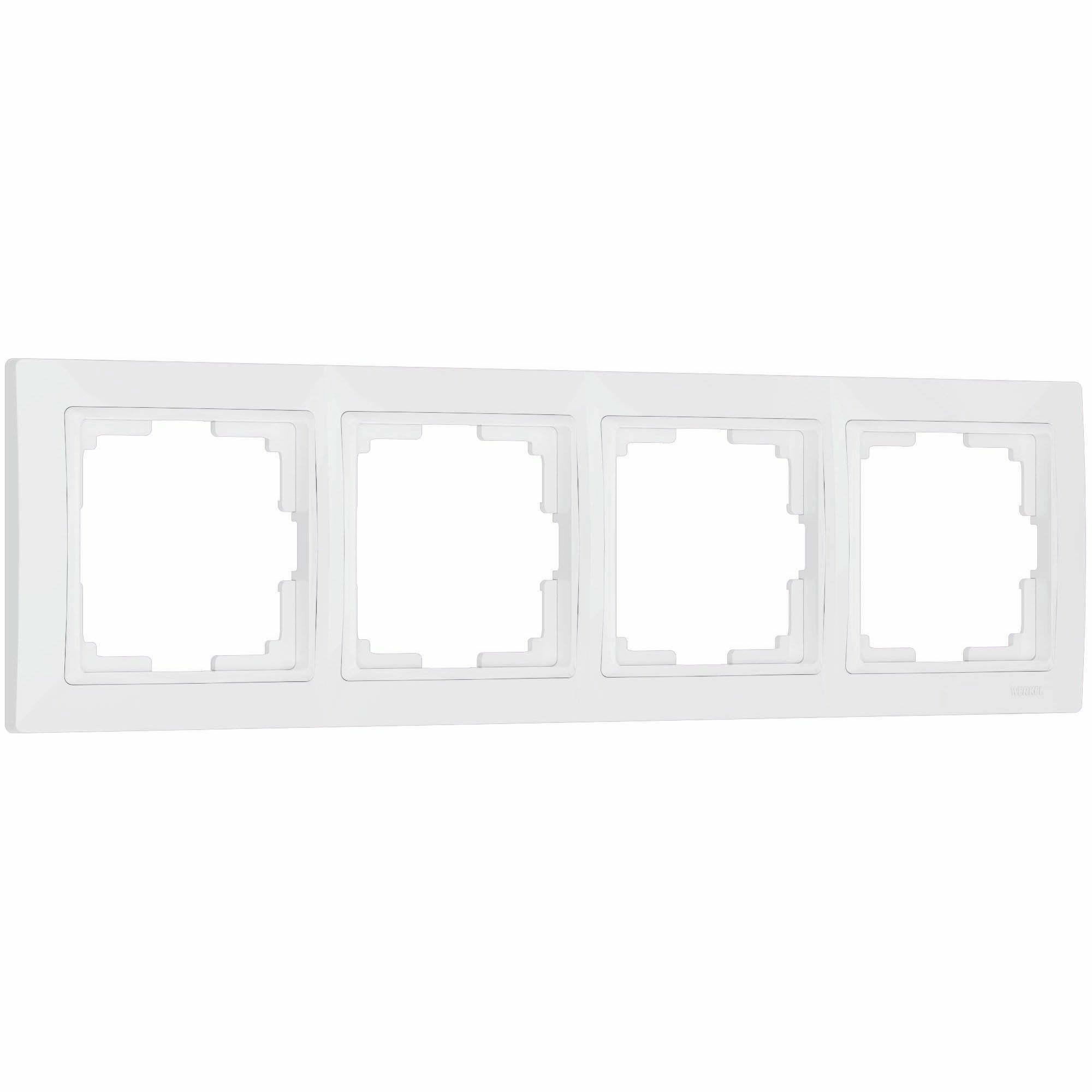 Рамка на 4 поста Werkel Snabb Basic W0042001 (белый)