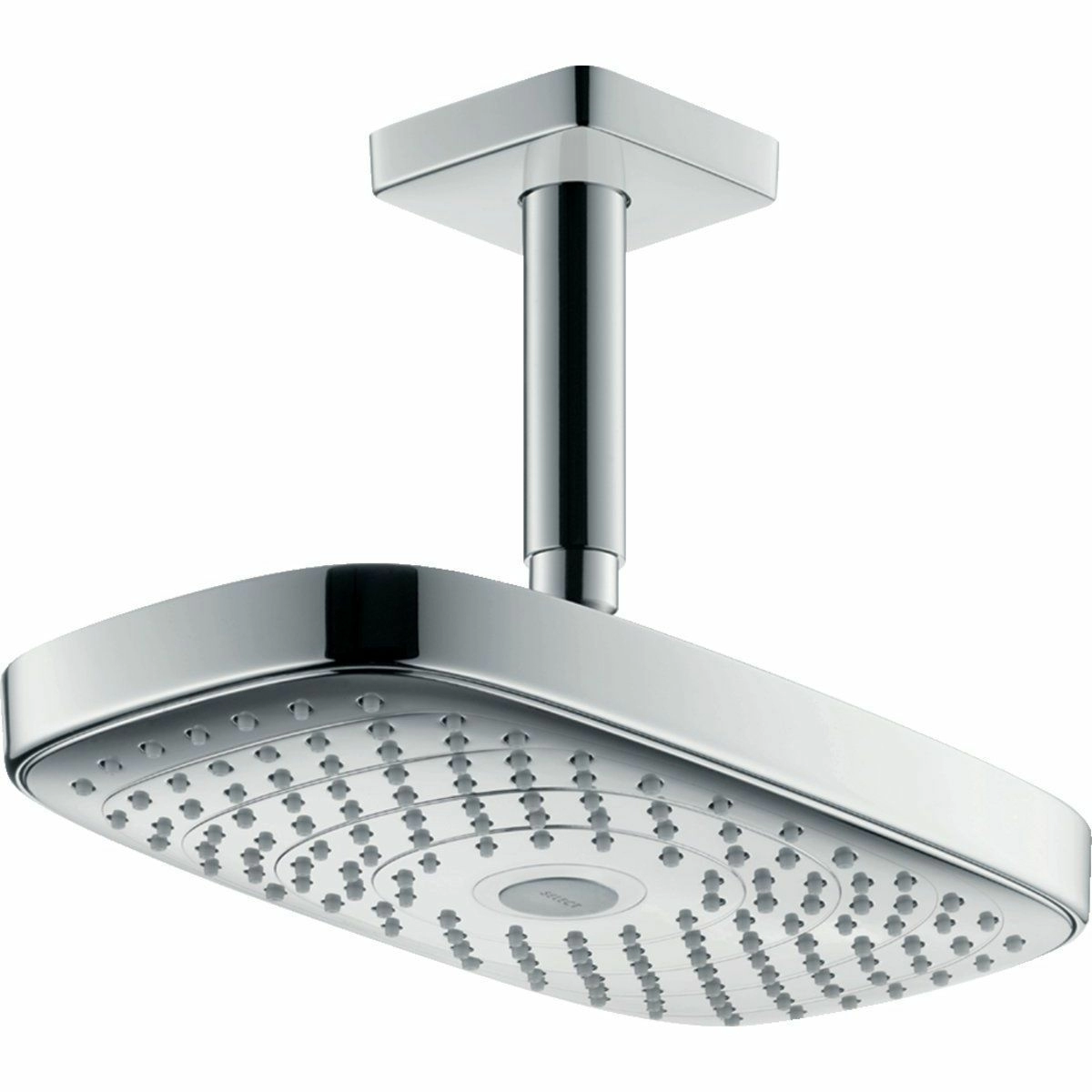 Тропический душ Hansgrohe Raindance Select E300 2jet с потолка диаметр 30 см, 27384000