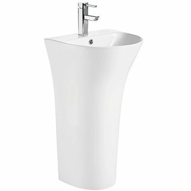 Раковина напольная WeltWasser 48x42, WW LEERBACH 4842 GL-WT