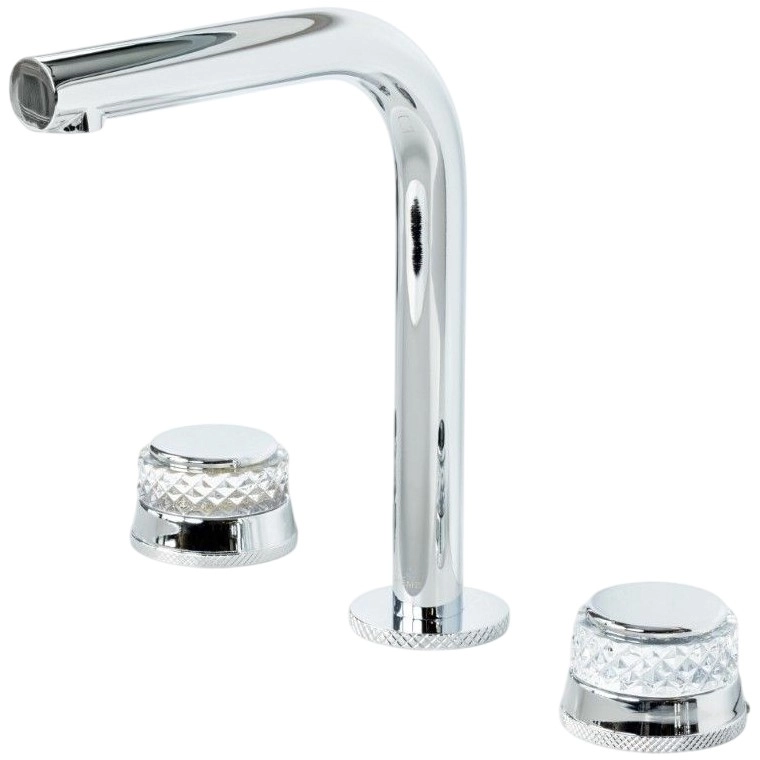 Смеситель на столешницу на 3 отверстия Boheme Aura Chrome, 152-CR-A