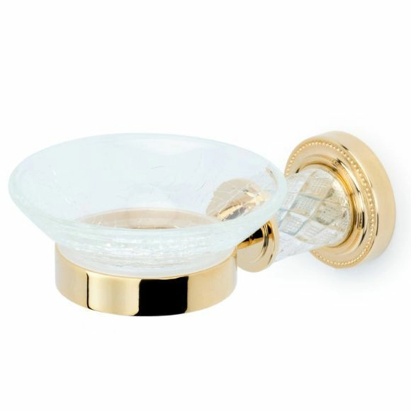 Мыльница Boheme Murano Crystal Gold, 10903-CRST-G