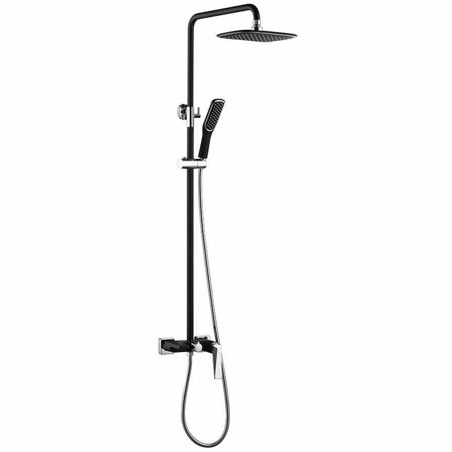 Стойка для душа Boheme Venturo Black/Chrome, 378-B
