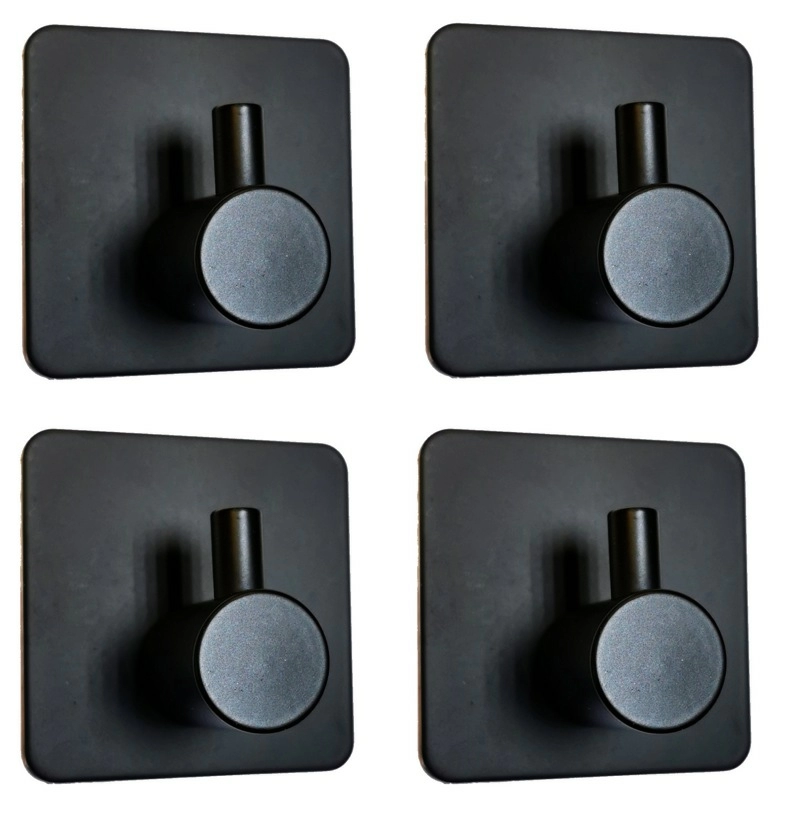 Комплект из 4 крючков (черный) Ledeme L215B-4
