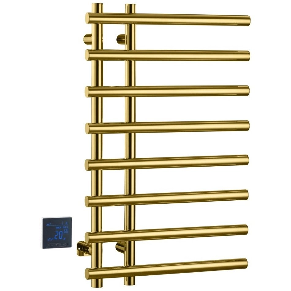 Полотенцесушитель электрический Boheme Uno Gold 80x50, 722-G