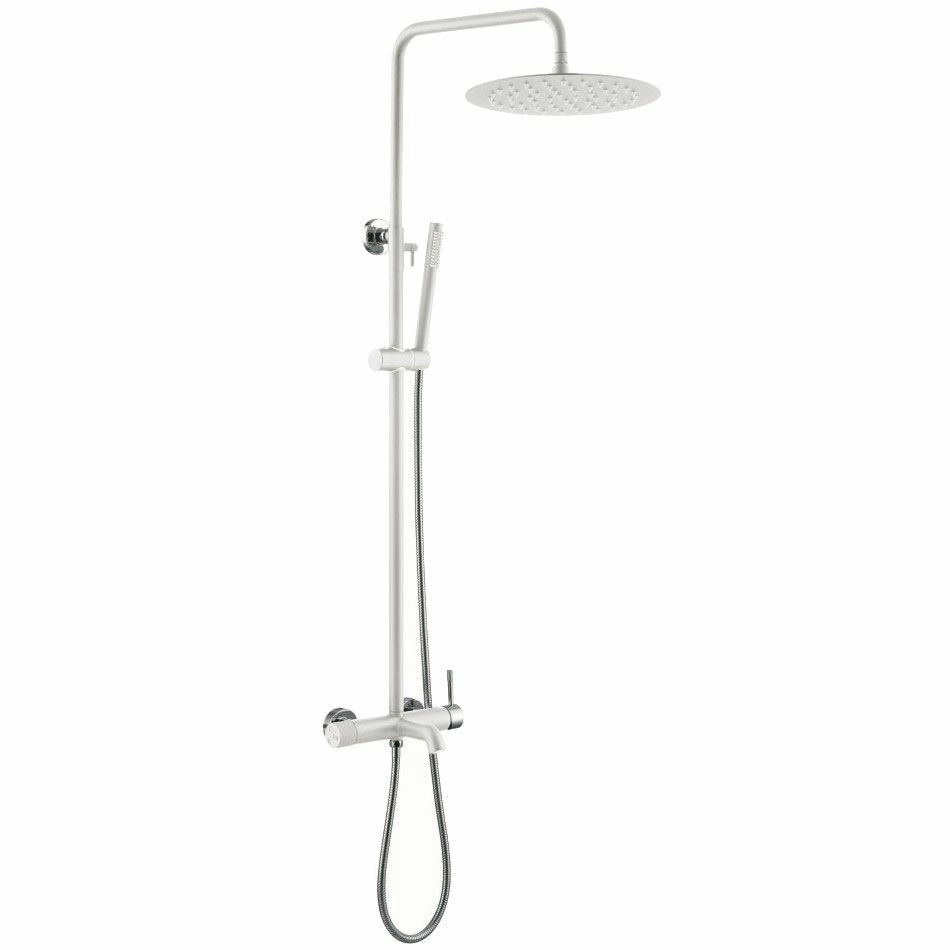 Стойка для душа Boheme Uno White/Chrome, 468-WCR