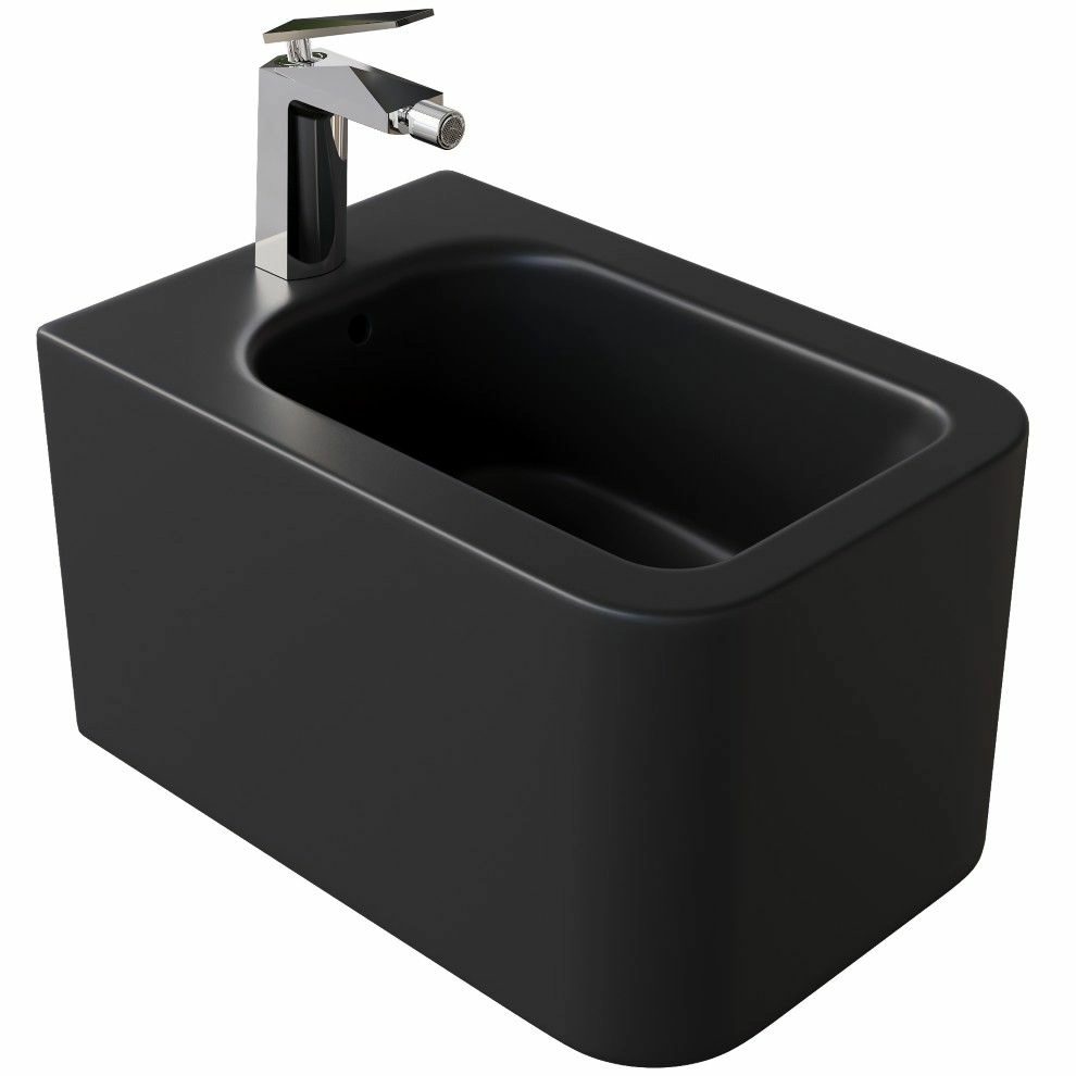 Биде подвесное Boheme Mane черный матовый, 970-BDT-B