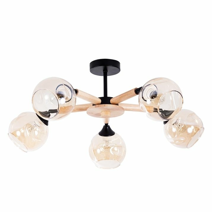 Потолочная люстра Arte Lamp Branson, A4370PL-5BR