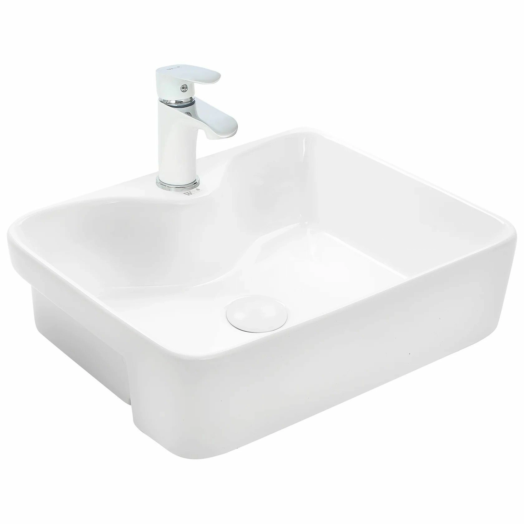 Раковина врезная WeltWasser 48x37, WW DEILBACH 4014