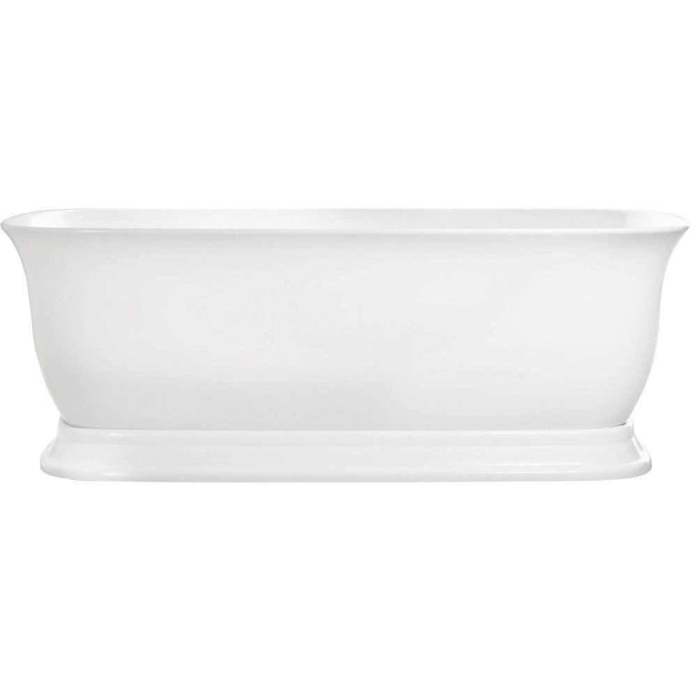 Отдельностоящая овальная акриловая ванна Belbagno 170x80, BB400-1700-800