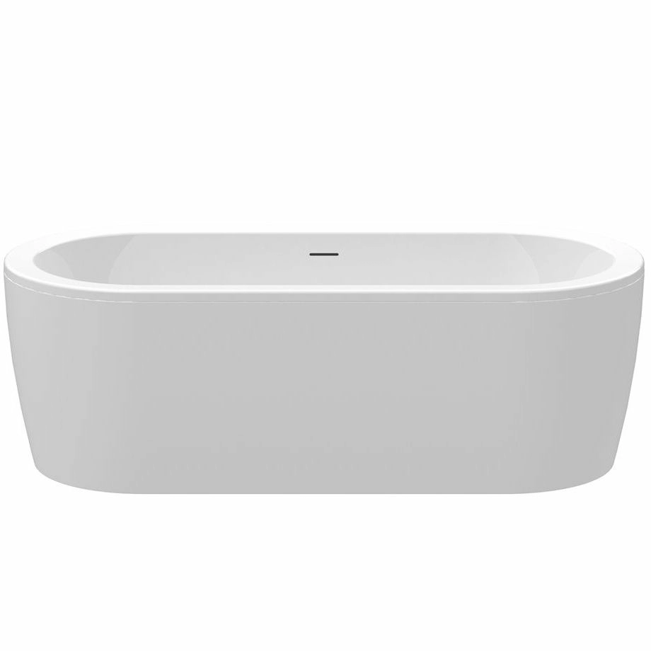 Акриловая ванна отдельностоящая Cezares Slim Central 180x80, SLIM CENTRAL-180-80-60-W37-SET