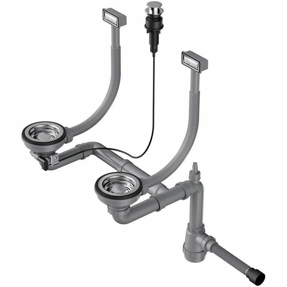 Арматура для двухчашевых моек Omoikiri WK-2-A IN, 4956484