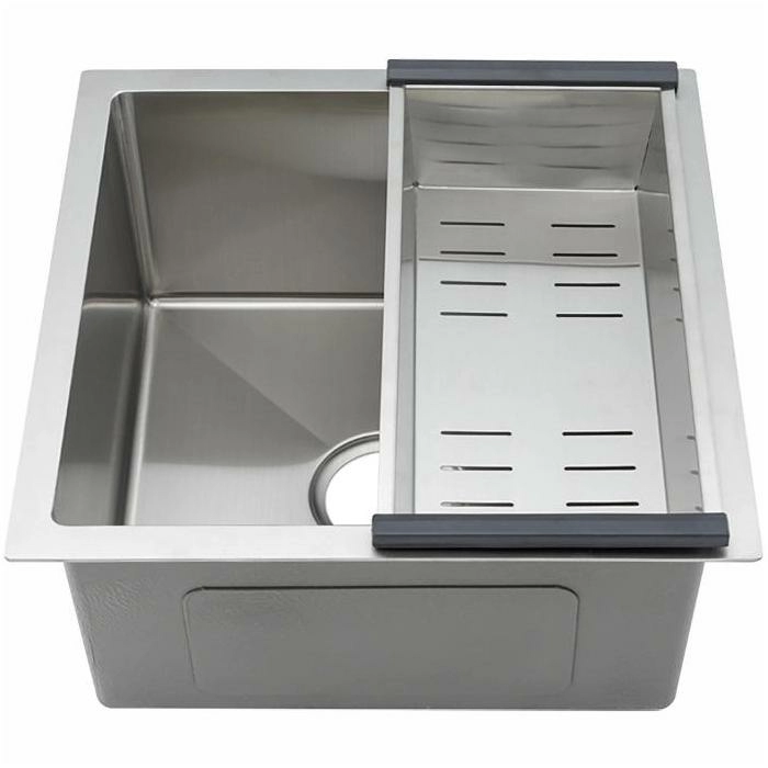 Кухонная мойка с коландером Gappo 44x44, GS4444