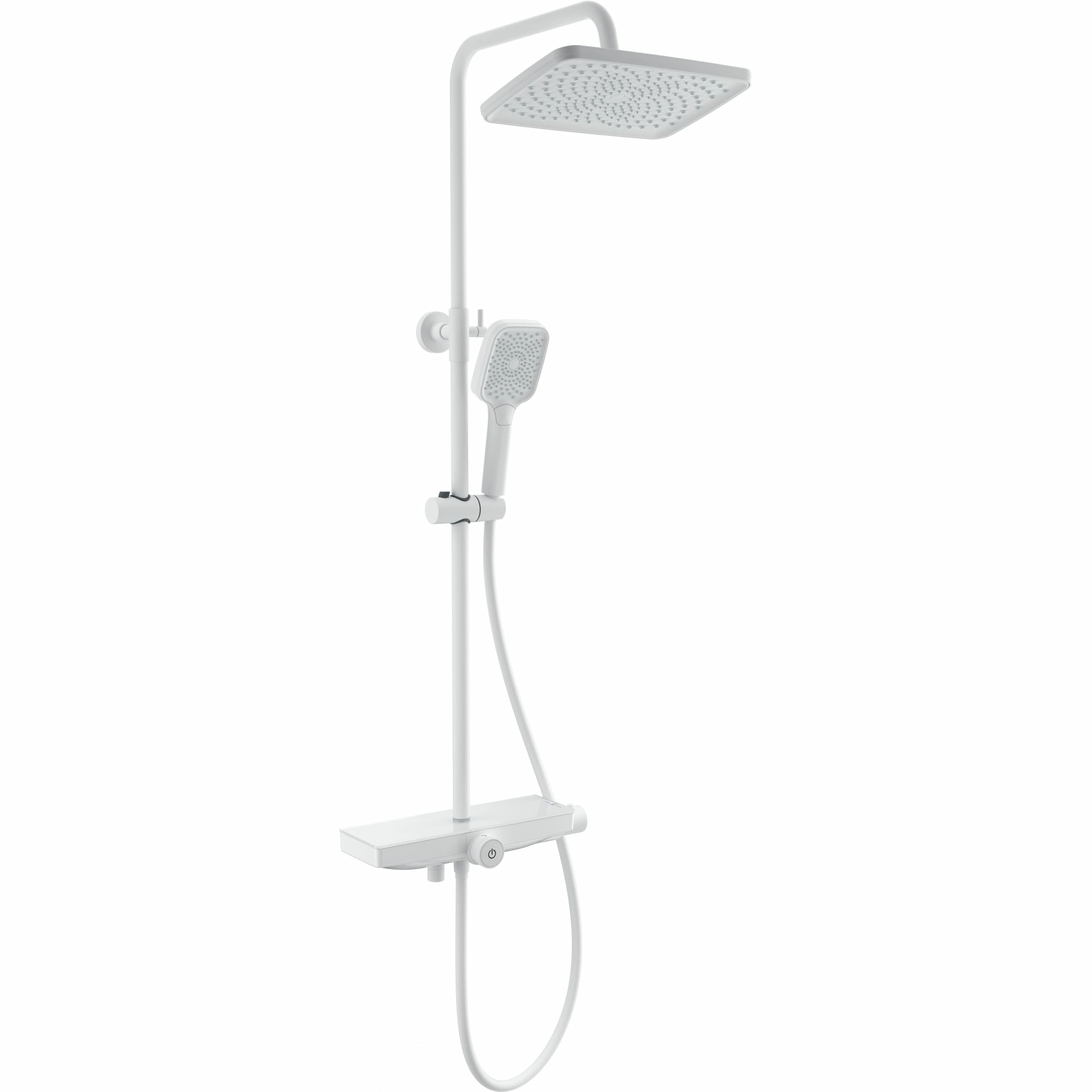 Душевая система с термостатом Wonzon & Woghand белый матовый, WW-B3098-A-MW