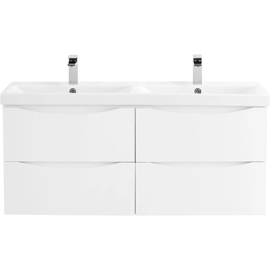 База под раковину подвесная с 4 ящиками BelBagno Marino-Cer 120 Bianco Lucido, MARINO-CER-1200-4C-SO-2-BL-P