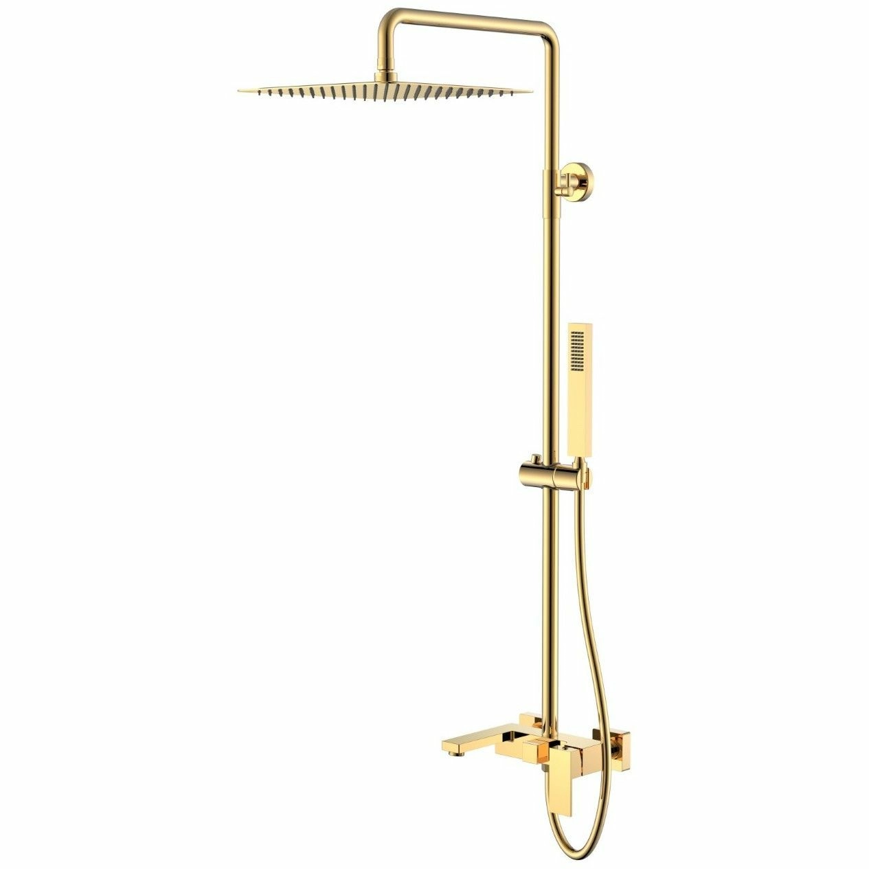 Стойка для душа Boheme Qubic Shine Gold, 478-G