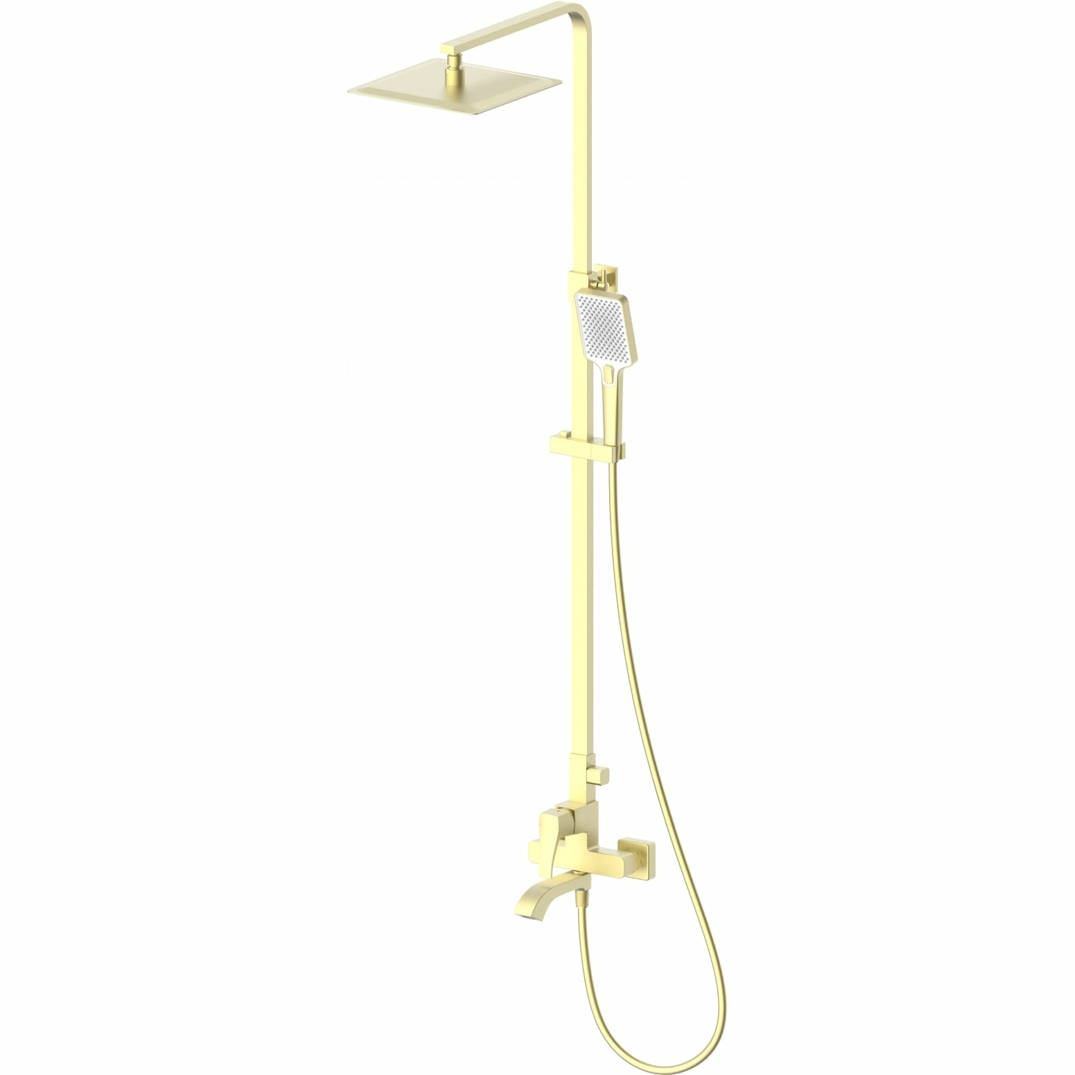 Душевая система Wonzon & Woghand брашированное золото, WW-88047072-BG