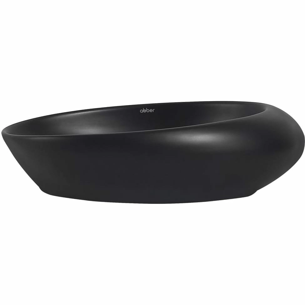 Раковина накладная Abber Bequem 49x31 AC2107MB черная матовая