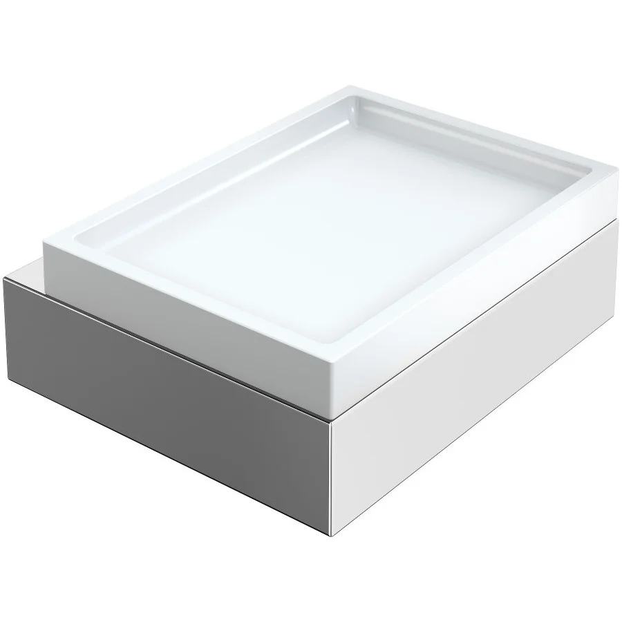 Мыльница настенная Boheme Qubic Chrome, 10723-CR