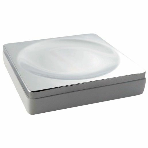 Мыльница Boheme White/Chrome, 10960-W-CR