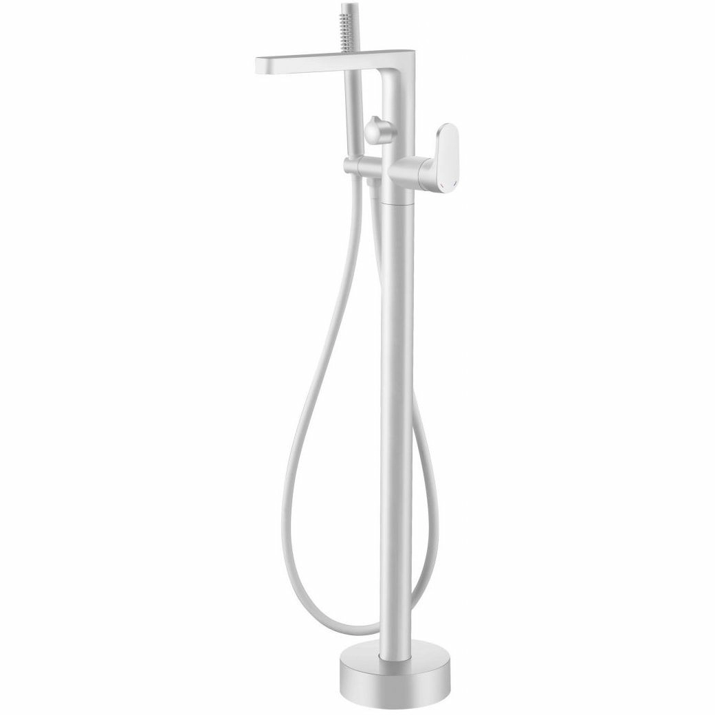 Смеситель напольный Boheme Spectre Matt White, 459-MW