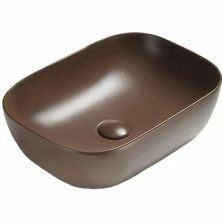 Накладной умывальник Mexen Rita 45.5x32.5 коричневый матовый, 21084568