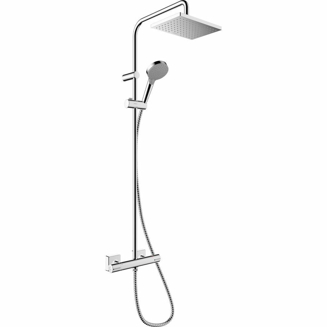 Душевая система Hansgrohe Vernis Shape Showepipe 2301jet Ecosmart, 26319000