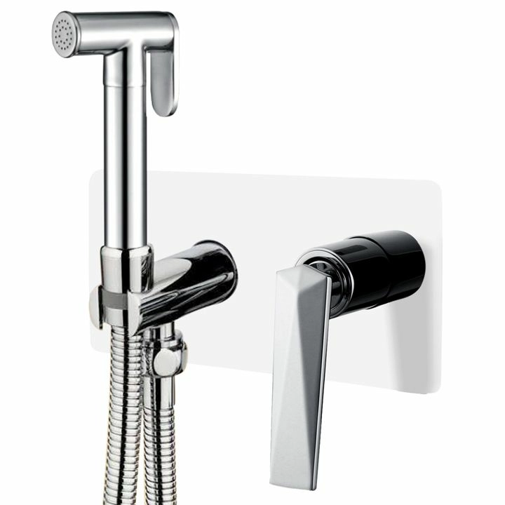 Смеситель гигиенический Boheme Venturo White/Chrome, 377-W