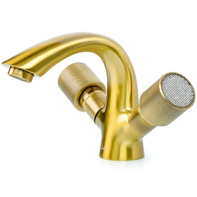 Смеситель для умывальника Boheme Royal Crystal Bronze, 311