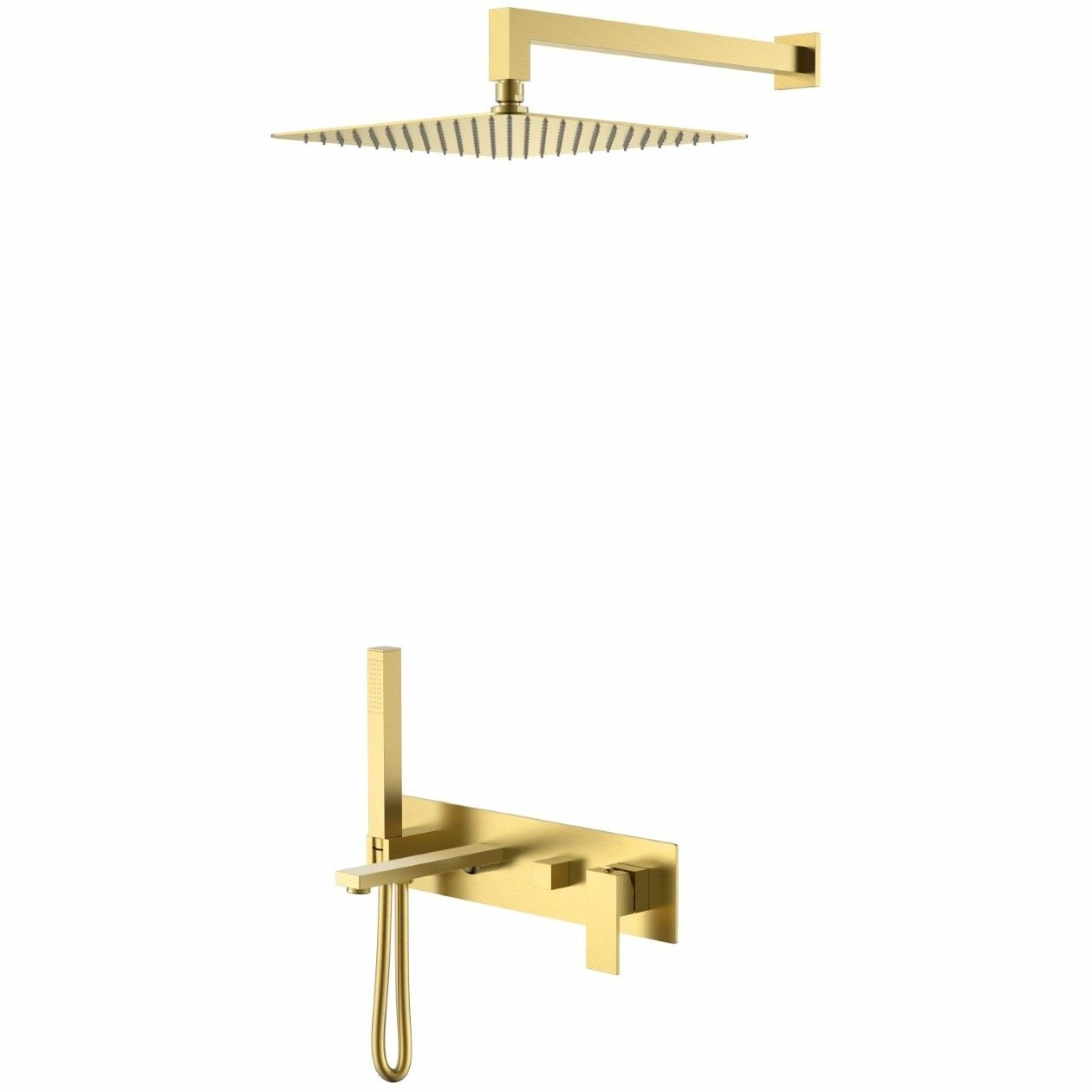 Душевая система Boheme Qubic Matt Gold, 474-MG