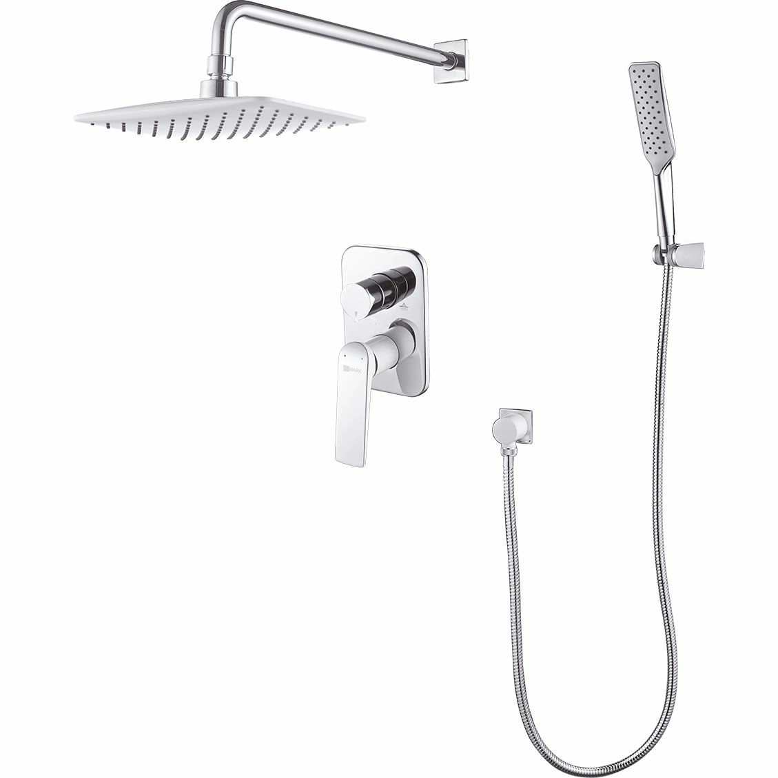 Смеситель для душа встраиваемый с дополнительной 1-функциональной лейкой Lemark Allegro, LM5929CW
