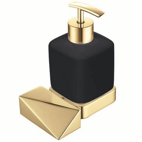 Диспенсер настенный Boheme New Venturo Gold/Black, 10317-G-B
