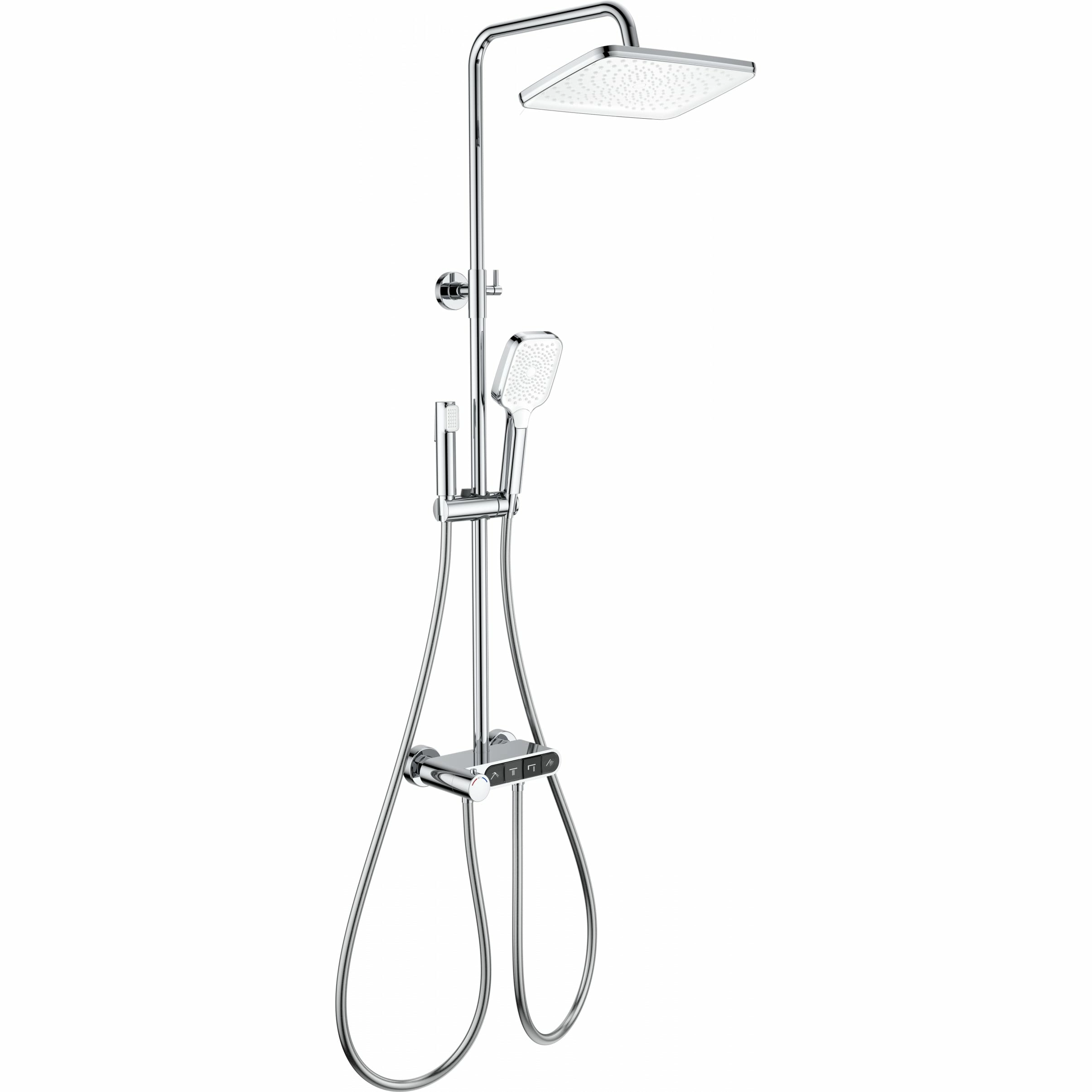 Душевая система с термостатом Wonzon & Woghand хром, WW-B3112-CR