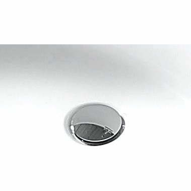Хромированная крышка слива для ванны Abber, AB0002