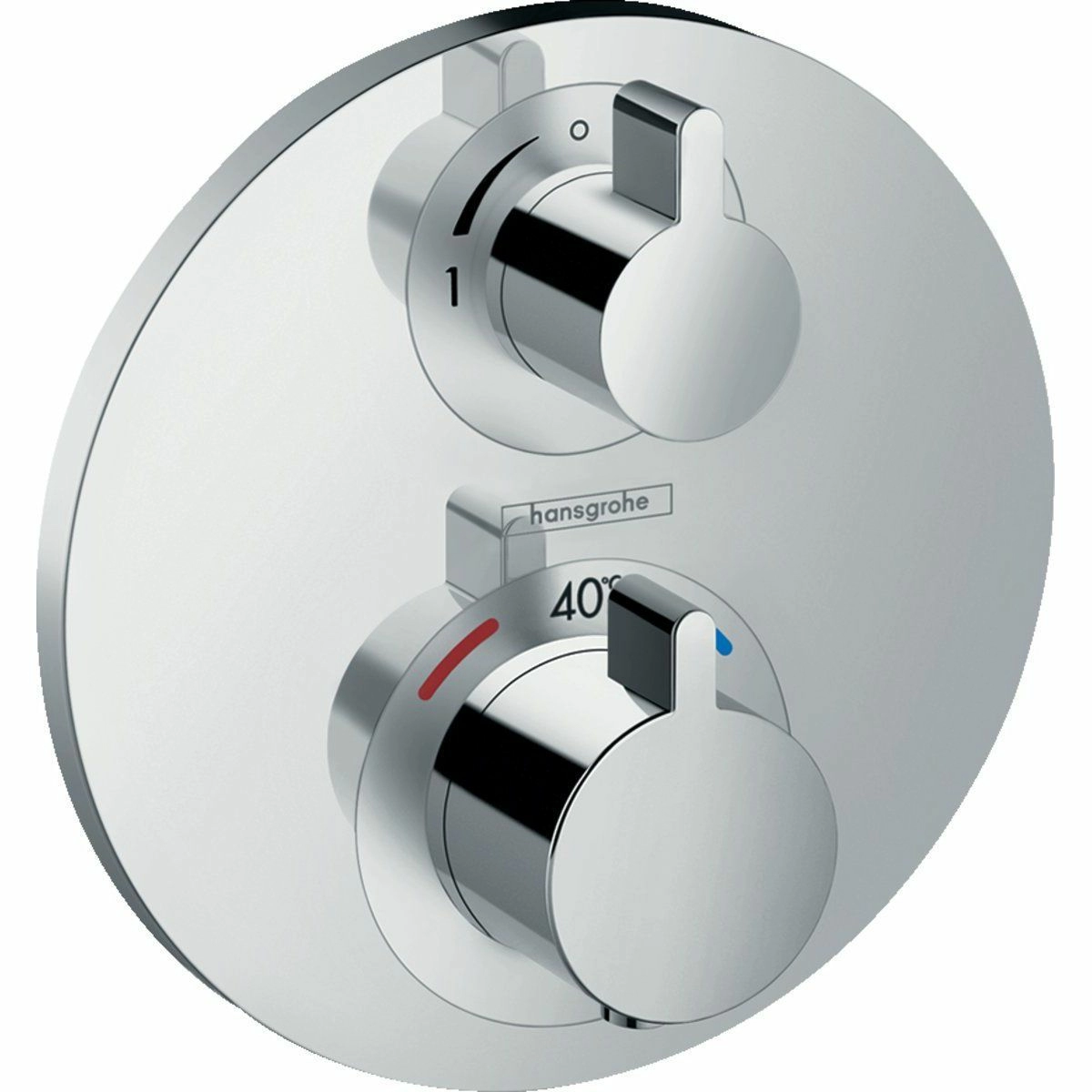 Термостат с запорным вентилем Hansgrohe Ecostat S, 15757000