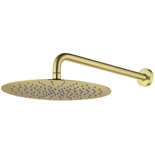 Верхний душ с кронштейном Boheme Uno Matt Gold, 422-TOP-MG